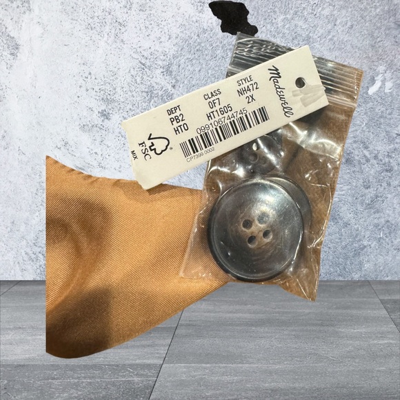 Madewell Plus size wool and Cashmere Classic Button-down Coat. NWT - Picture 5 of 6